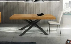 Tavolo rettangolare in legno e resina Tavolo allungabile di in Offerta Outlet Tavoli