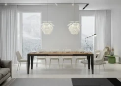 Itamoby Tavolo rettangolare in legno Flame evolution 160   in Offerta Outlet- Tavoli