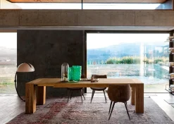 Devina Nais Tavolo rettangolare in legno Brooklyn in Offerta Outlet- Tavoli