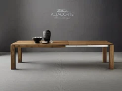 Outlet Tavolo rettangolare in legno Santiago di in Offerta Outlet Tavoli