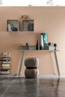 Hot Tavolo rettangolare in metallo Atlante di in Offerta Outlet Tavoli