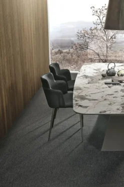 Tavolo rettangolare in vetro Sail di in Offerta Outlet^Sedit Best