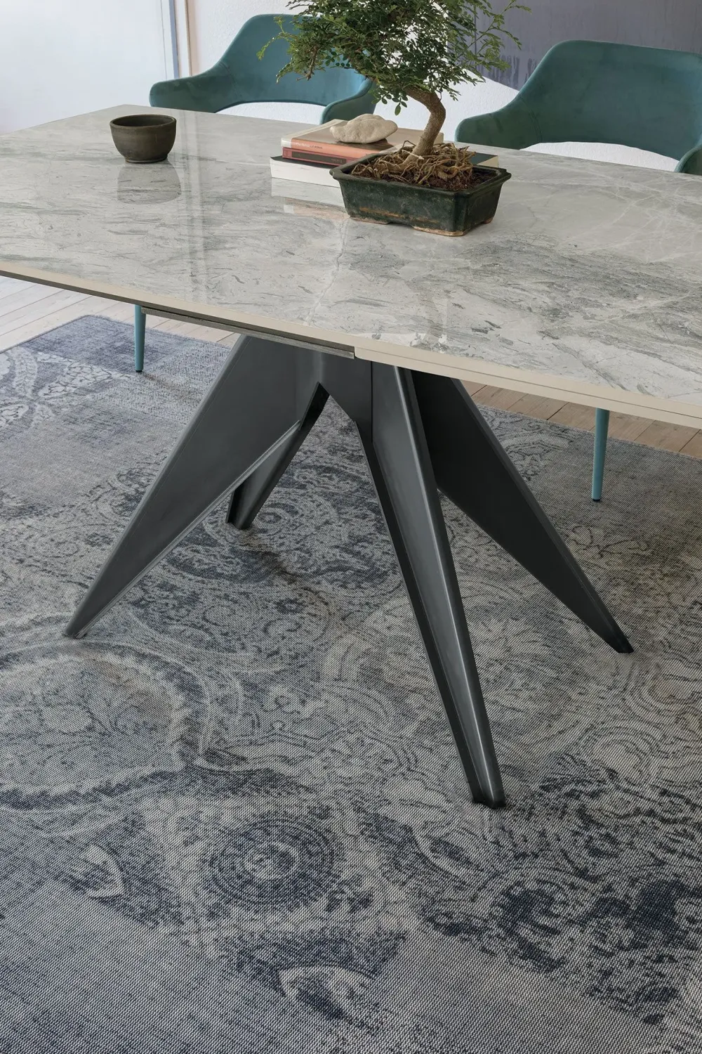 Discount Tavolo rettangolare in vetro - minosse di in Offerta Outlet Tavoli