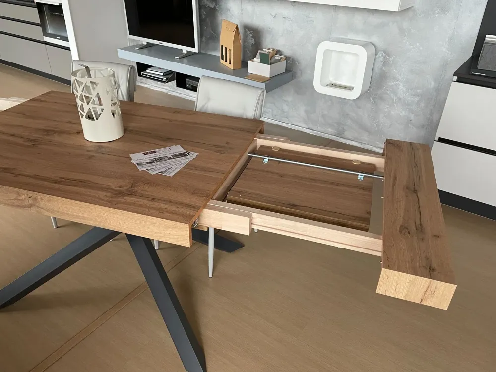 Tavolo rettangolare Intreccio lamina scontato del 59%^Artigianale Hot