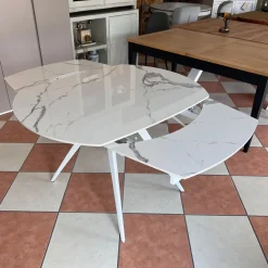 Discount Tavolo rettangolare Marble scontato del 60% Tavoli