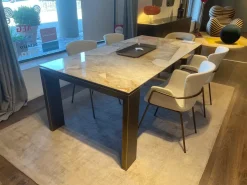 Riflessi Tavolo rettangolare Tavolo 200x100 in gres atlantis  di a prezzo riservato- Tavoli