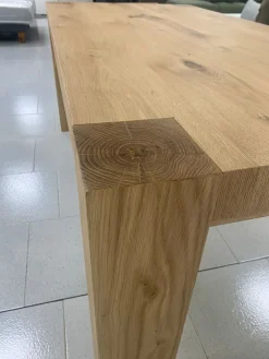 Best Tavolo rettangolare Tavolo rovere pieno allungabile maxi scontato del 46% Tavoli