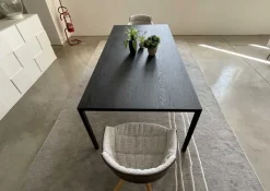 Mdf Tavolo rettangolare Tense material scontato del 43%- Tavoli