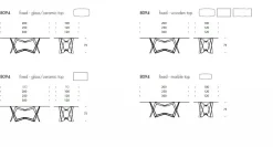 Best Tavolo Reverse  glass in OFFERTA OUTLET Tavoli