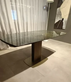 TAVOLO  Tavolo allungabile sabino SCONTATO a PREZZI OUTLET^Riflessi New