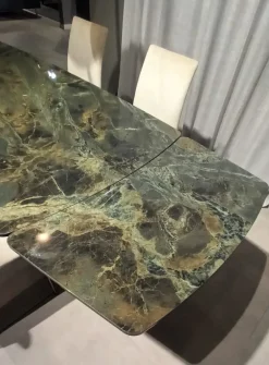 TAVOLO  Tavolo allungabile sabino SCONTATO a PREZZI OUTLET^Riflessi New