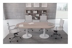 Flycom Tavolo riunione modello Plano round   in OFFERTA OUTLET- Arredo Ufficio