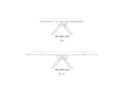 Easyline Tavolo Romeo a prezzo ribassato- Tavoli
