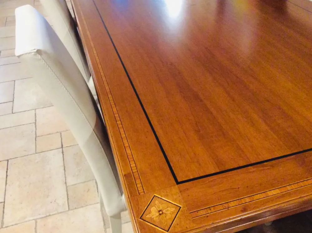 Tavolo Rosonato in legno Allungabile^Artigianale Outlet