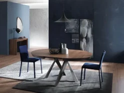 Tavolo rotondo a quattro gambe Emisfero scontato^Ozzio Hot