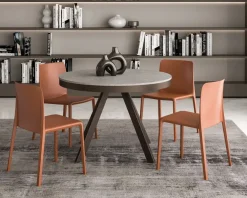 Tavolo rotondo allungabile Petalo di a prezzo riservato^Easyline Sale