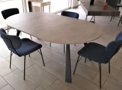 Tavolo rotondo allungabile Convivio^Ozzio