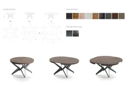 Ozzio Tavolo rotondo Big round scontato del 30%- Tavoli