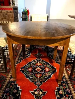 Online Tavolo rotondo con basamento a quattro gambe Cortina di Tavoli