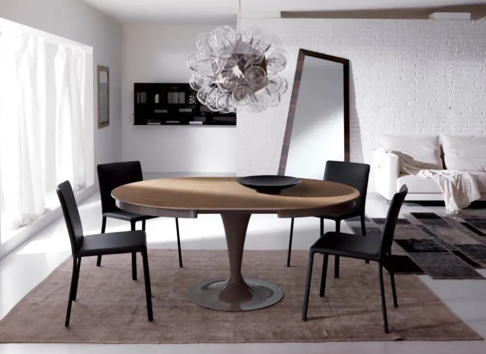 Best Tavolo rotondo con basamento centrale Eclipse scontato Tavoli