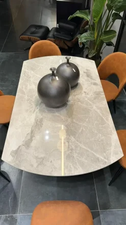 Tavolo rotondo in ceramica Tay di in Offerta Outlet^Target Point New