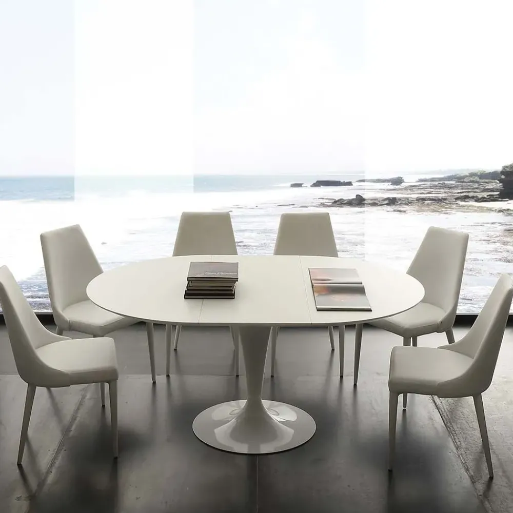 Best Tavolo rotondo in laccato Island * di in Offerta Outlet Tavoli