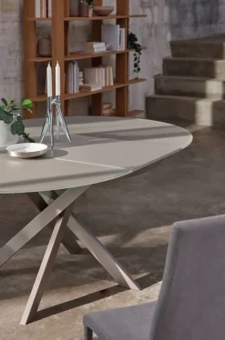 Tavolo rotondo in vetro T30 giotto in Offerta Outlet Tavoli