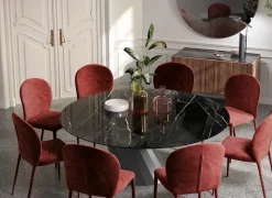 Md work Tavolo rotondo Tavolo rotondo ceramica luxury italia scontato del 32%- Tavoli