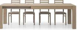 Tavolo rovere naturale doppia allunga^Collezione esclusiva Best