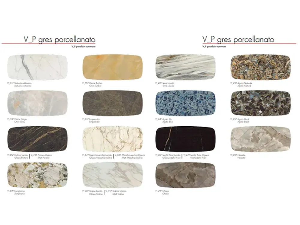 Tavolo sagomato in vetro Calliope xxl di in Offerta Outlet^Tonin Casa