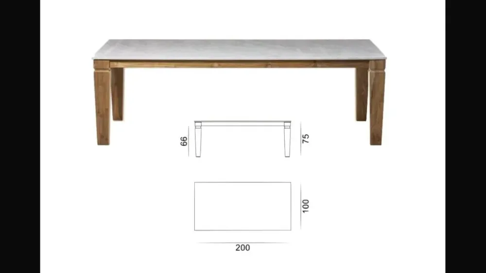 Tavolo scontato da giardino Jeko 34^Gervasoni Best