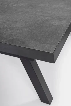 Bizzotto Tavolo scontato da giardino Tavolo krion 205-265 allungabile antracite- Tavoli Da Giardino