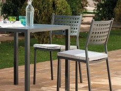 Vermobil Tavolo scontato da giardino Tavolo quatris 90 x 90 grigio antico- Tavoli Da Giardino