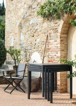 Vermobil Tavolo scontato da giardino Tavolo quatris 90 x 90 grigio antico- Tavoli Da Giardino