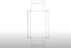 Ozzio Tavolo Slimmy easyline di scontato del 43%- Tavoli