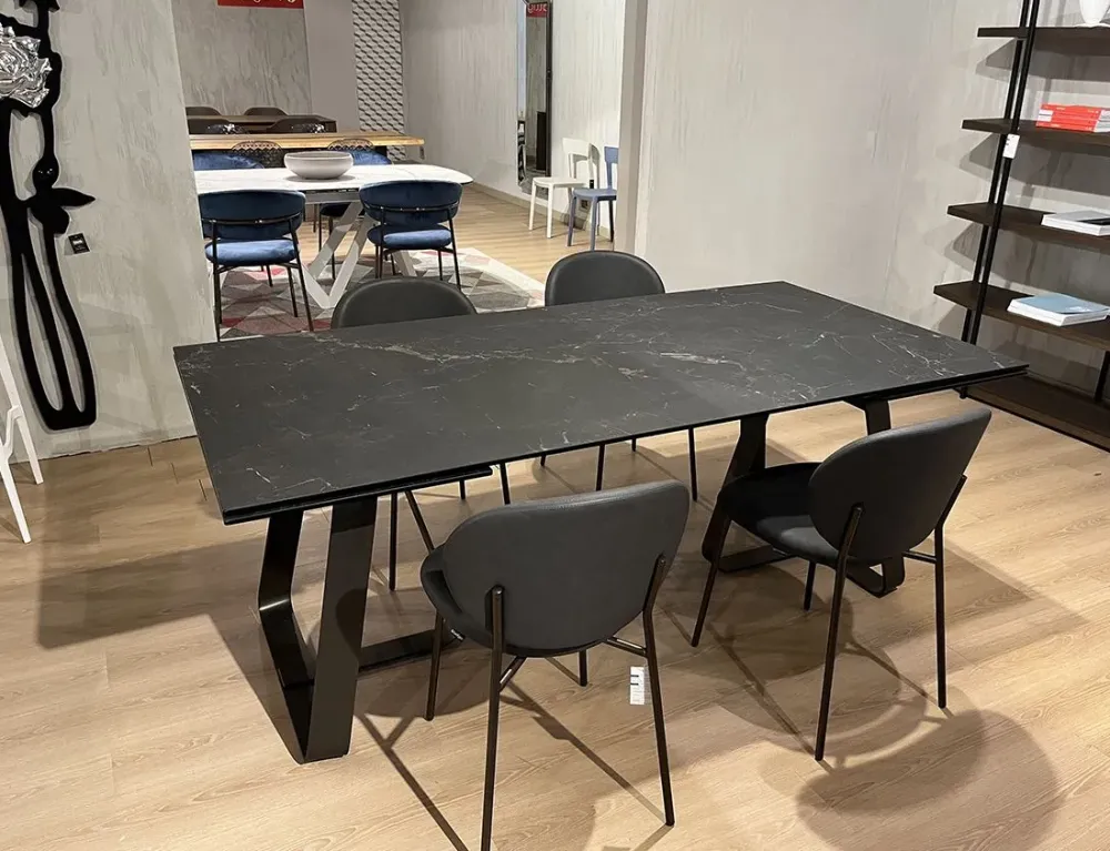 Calligaris Tavolo Sunshine cs4128-r200 in ceramica Rettangolare allungabile- Tavoli