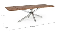 Bizzotto Tavolo Tavolo all. arkansas a prezzo ribassato- Tavoli