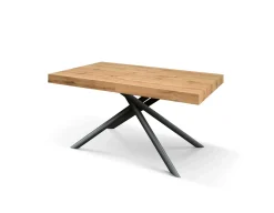 Mobilificio Bellutti Tavolo Tavolo allungabile in laminato rovere   in OFFERTA OUTLET -51%- Tavoli