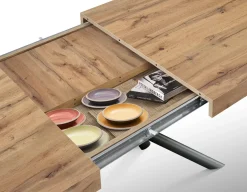 Mobilificio Bellutti Tavolo Tavolo allungabile in laminato rovere   in OFFERTA OUTLET -51%- Tavoli