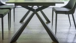 Tavolo Tavolo allungabile pronta consegna effetto marmo in OFFERTA OUTLET -40%^Md work Best