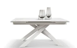 Tavolo Tavolo allungabile bianco statuario in OFFERTA OUTLET -45%^Md work Hot
