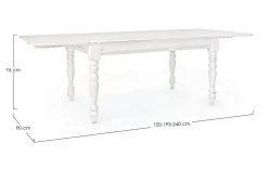 Best Tavolo Tavolo colette allung. in legno Allungabile Tavoli