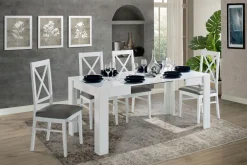 Artigianale Tavolo Tavolo idea in laccato Allungabile scontato 50%- Tavoli