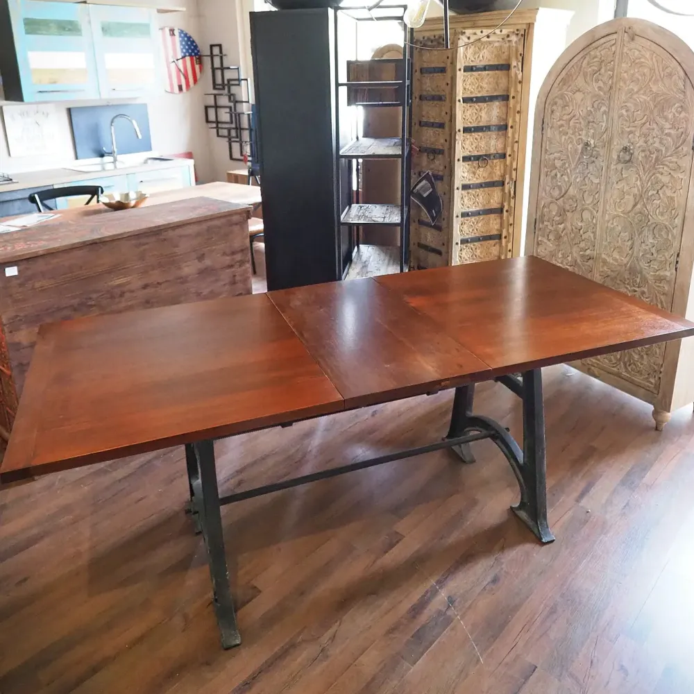 Outlet Etnico Tavolo Tavolo industrial allungabile di scontato del 50%- Tavoli