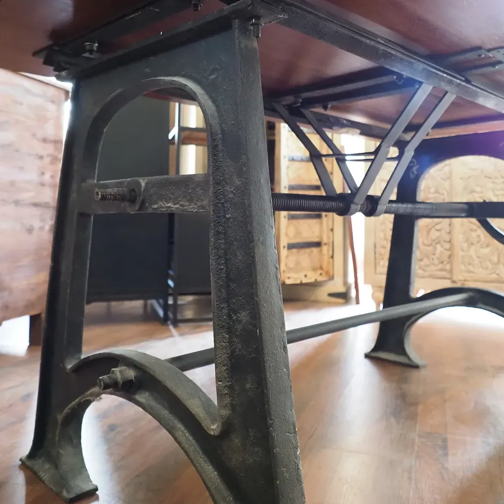 Outlet Etnico Tavolo Tavolo industrial allungabile di scontato del 50%- Tavoli