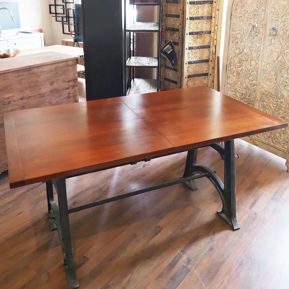 Outlet Etnico Tavolo Tavolo industrial allungabile di scontato del 50%- Tavoli