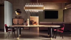 Tavolo Tavolo luxury marmo design in marmo Fisso scontato 32%^Md work Outlet