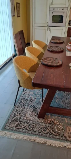 Artigianale Tavolo Tavolo peppino in legno Fisso scontato 60%- Tavoli