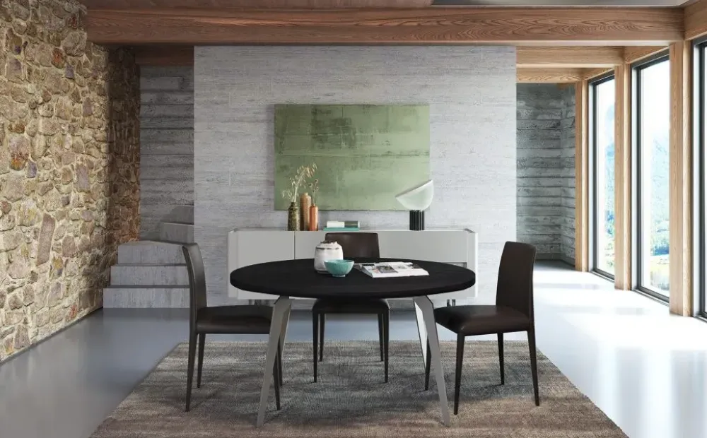 Tavolo Tavolo rotondo gamba in metallo di scontato del 25% Tavoli