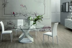 Tavolo Tavolo rotondo mod.capri di tonincasa scontato del 30% in pietra Fisso scontato 32%^Tonin Casa Sale